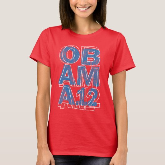 Obama 2012 T Shirt (Voorkant)