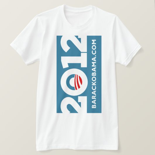 Obama 2012 t-shirt (Design voorkant)