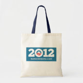 Obama 2012 tote bag (Voorkant)