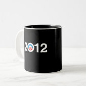 OBAMA 2012 TWEEKLEURIGE KOFFIEMOK (Voorkant links)
