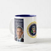 Obama 2013 Mok ter herdenking van de inauguratie (Voorkant links)