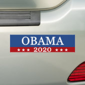 Obama 2020 bumpersticker (Op auto)