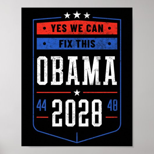Obama 2028 44 48 Premium Poster (Voorkant)