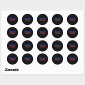 Obama 2028 _9 ronde sticker (Vel)