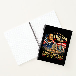 Obama 2028 Aangezien Regels Niet Meer Bestaan Notitieboek