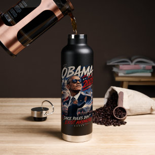Obama 2028 Aangezien Regels Niet Meer Bestaan Waterfles