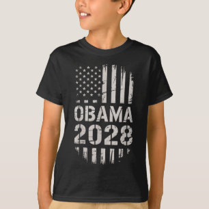 Obama 2028 Amerika President Graphic Kleding Manne T-shirt
