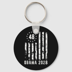 Obama 2028 Amerikaanse vlag patriottisch Sleutelhanger