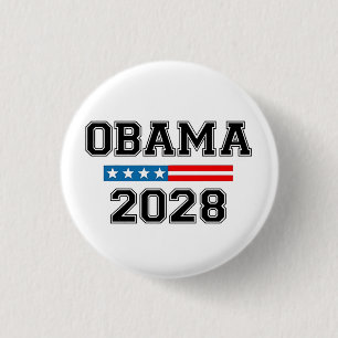 Obama 2028 Democratische Verkiezingen VS Ronde Button 3,2 Cm