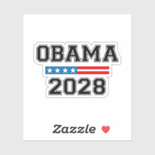 Obama 2028 Democratische Verkiezingen VS Sticker