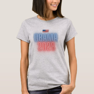 Obama 2028: een toekomst waarin we geloven t-shirt