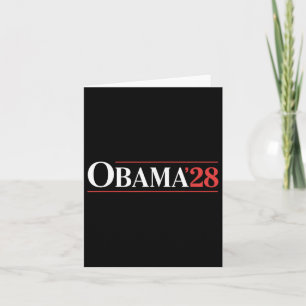  Obama 2028 grappige politieke patriottische verki Kaart