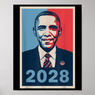 Obama 2028 grappige politieke patriottische verki Poster