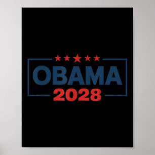 Obama 2028 grappige politieke patriottische verki Poster