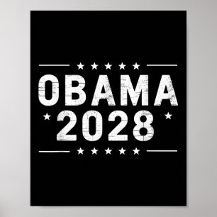 Obama 2028 grappige politieke patriottische verki Poster