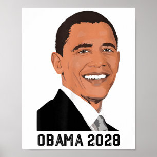 Obama 2028 grappige politieke patriottische verki Poster