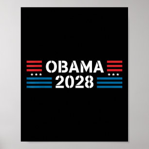 Obama 2028 grappige politieke patriottische verki Poster