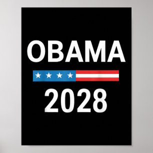 Obama 2028 grappige politieke patriottische verki Poster