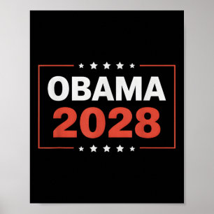Obama 2028 grappige politieke patriottische verki Poster