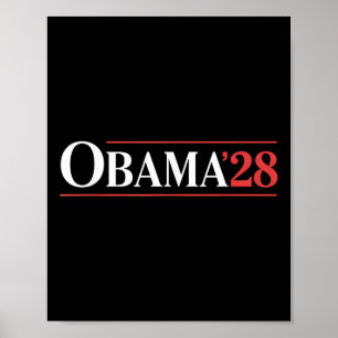  Obama 2028 grappige politieke patriottische verki Poster