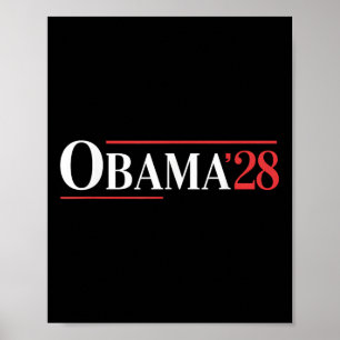 Obama 2028 grappige politieke patriottische verki Poster
