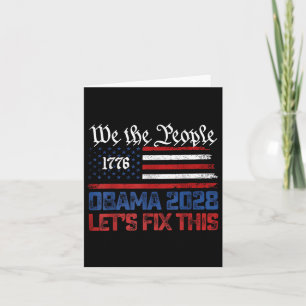 Obama 2028 laat dit oplossen We the People AME Kaart