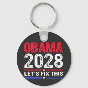 Obama 2028: Laten we deze democratische verkiezing Sleutelhanger