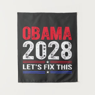 Obama 2028: Laten we deze democratische verkiezing Wandkleed