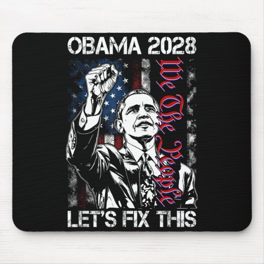 Obama 2028 Let's Fix This Obama 48th President Muismat (Voorkant)