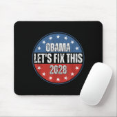 Obama 2028 Let's Fix This Obama 48th President Muismat (Met muis)