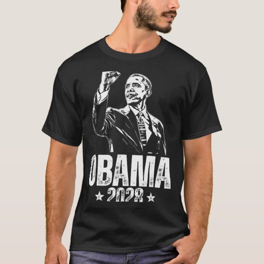 Obama 2028 Let's Fix This Obama 48th President T-shirt (Voorkant)
