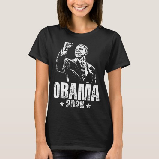 Obama 2028 Let's Fix This Obama 48th President T-shirt (Voorkant)