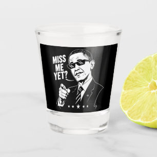 Obama 2028 Mis je me al President 44 Grappig Shot Glas