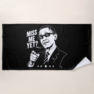 Obama 2028 Mis je mij al President 44 Grappig Strandlaken
