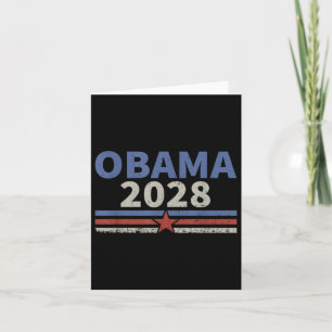 Obama 2028 Obama voor President 2028 Retro Kaart