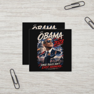 Obama 2028 Omdat Regels Niet Meer Bestaan Vierkante Visitekaartje