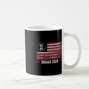 Obama 2028 Retro  Amerikaanse vlag Patriottisch Koffiemok