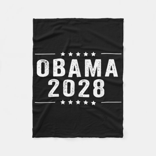 Obama 2028 T-shirt Fleece Deken (Voorkant)
