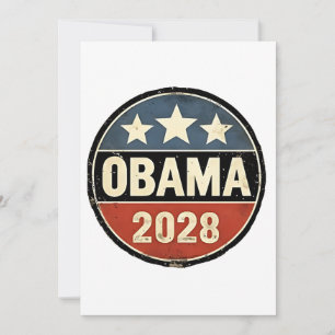 Obama 2028 VS Verkiezing Politiek Aankondiging