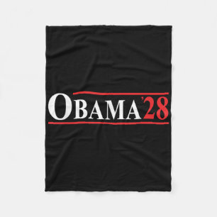 Obama 28 Retro Vintage Fleece Deken
