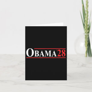 Obama 28 Retro Vintage Kaart