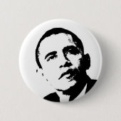 obama 2 ronde button 5,7 cm (Voorkant)