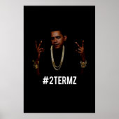 Obama 2Termz Wall Poster (Voorkant)