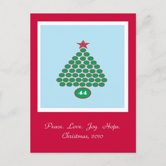 Obama 44 Briefkaart (Voorkant)