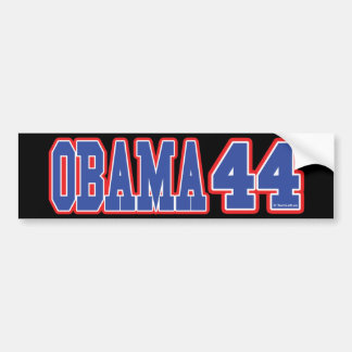 OBAMA 44 BUMPERSTICKER