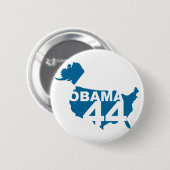 Obama 44 Button (Voorkant /achterkant)