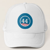 Obama - 44 kwadraat trucker pet (Voorkant)