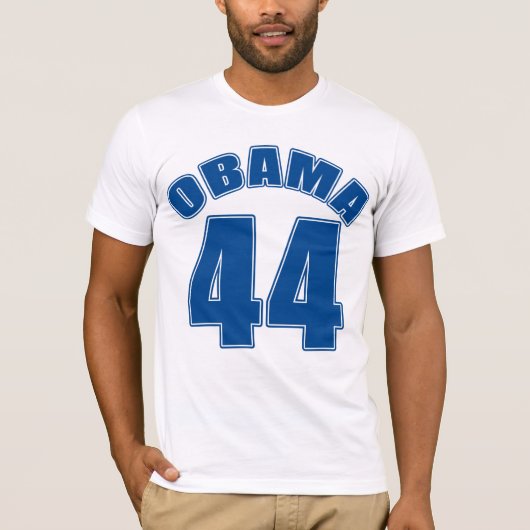 Obama 44 Obama 44e President T-shirt (Voorkant)