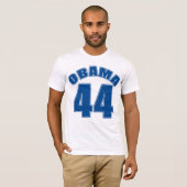 Obama 44 Obama 44e President T-shirt (Voorkant volledig)