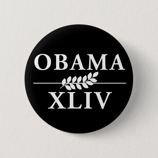 Obama 44 ronde button 5,7 cm (Voorkant)